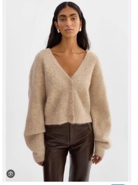Lamarque Heather Beige Cadigan